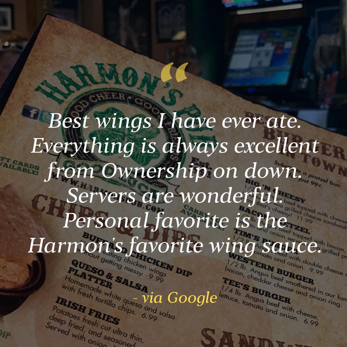 Customer review — via Google